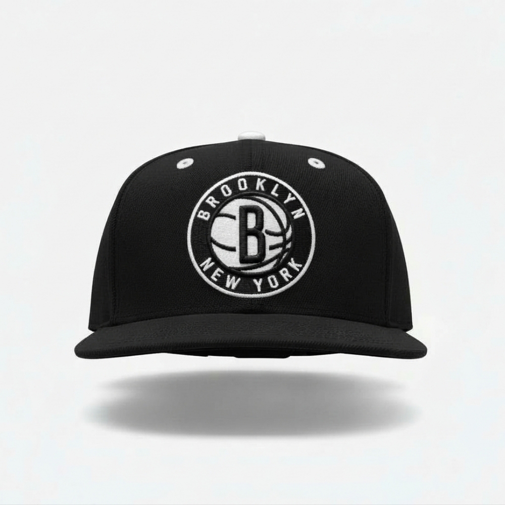 Mitchell and Ness Brooklyn New York Black Snapback Cap